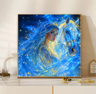 Preview: Diamond Painting ätherische Schönheit